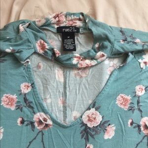 Knee length floral dress